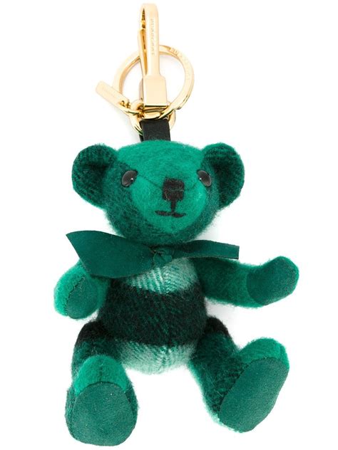 plum burberry bear keycharm|farfetch burberry keyrings.